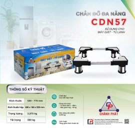 CHÂN ĐỠ MÁY GIẶT - TỦ LẠNH - CDN57