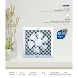 Quạt hút âm trần Senko HT250 40W