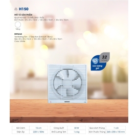 Quạt hút thông gió Senko H130 30W