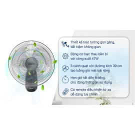 Quạt trần đảo Panasonic 3 cánh F-409QB 45W 