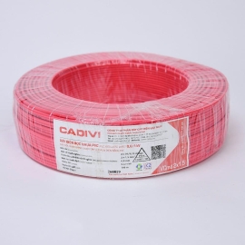 Dây cáp điện 1 lõi Cadivi CV-1.5 mm2 (Đỏ) – 0.6/1KV
