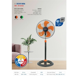 Quạt đứng Senko DCN1806 5 cánh 65W