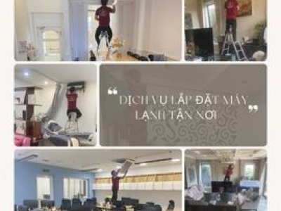 Lắp đặt máy lạnh tận nơi nhanh chóng | Điện Lạnh Hiệp Thành