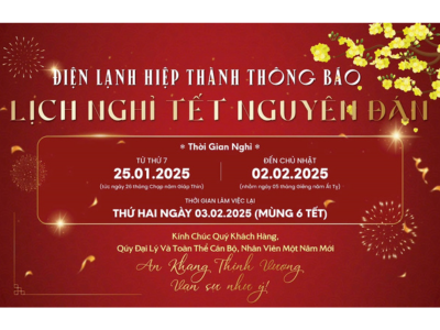 Thông Báo Lịch Nghỉ Tết Nguyên Đán 2025