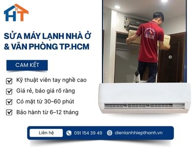 Sửa máy lạnh nhà ở và văn phòng chuyên nghiệp | Điện Lạnh Hiệp Thành