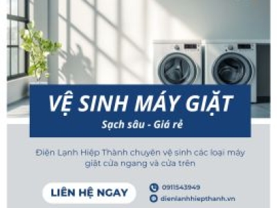 Vệ sinh máy giặt Tân Phú | Giá rẻ, sạch sâu