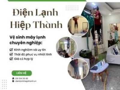 Vệ sinh máy lạnh chuyên nghiệp | Điện Lạnh Hiệp Thành